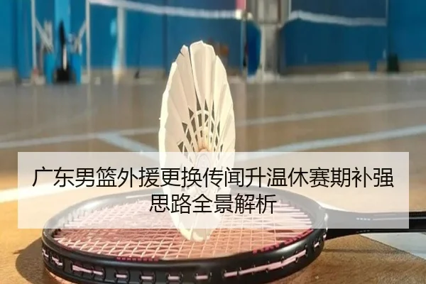 广东男篮外援更换传闻升温休赛期补强思路全景解析