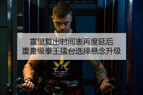 富里复出时间表再度延后 重量级拳王擂台选择悬念升级